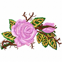 Flowers Embroidery Design 12